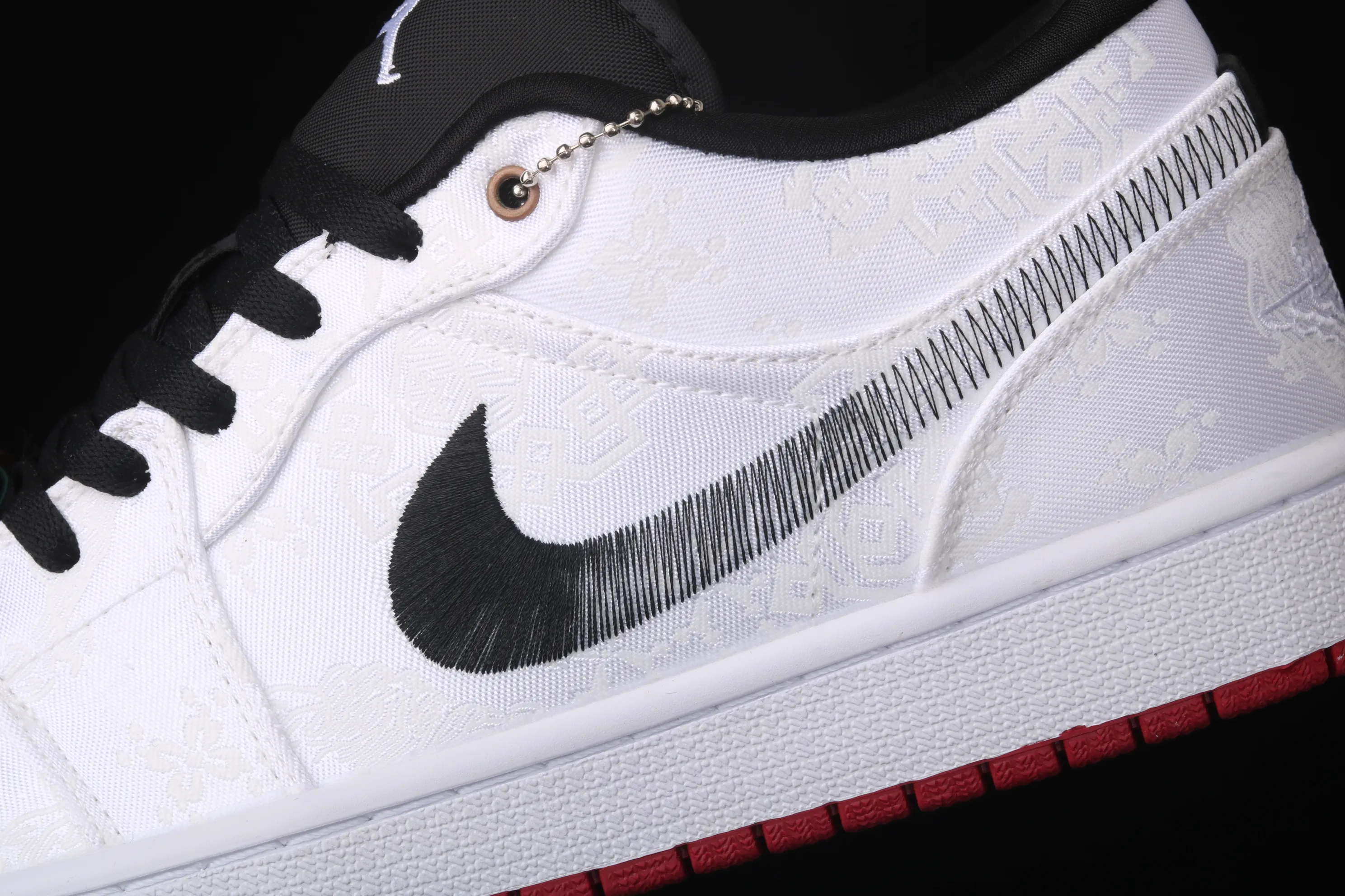 All categories Air Jordan Jordan series basketball shoes Air Jordan 1 Low CLOT x Air Jordan 1 Low "Fearless" AJ1 Joe 1 low-top white silk CU2804-100